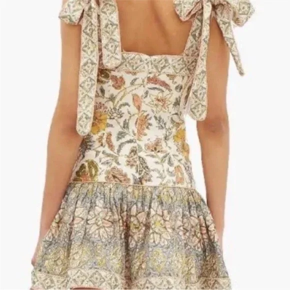 Zimmermann Multicolor Floral Mini Dress - Picture 9 of 11